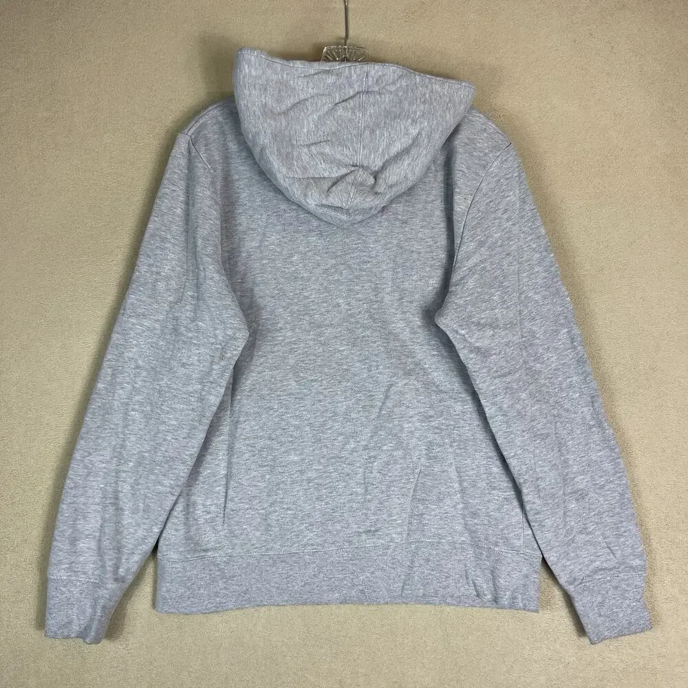 The North Face Hoodie Womens L Gray Pouch Pocket Long Sleeve Pullover Sweatshirt